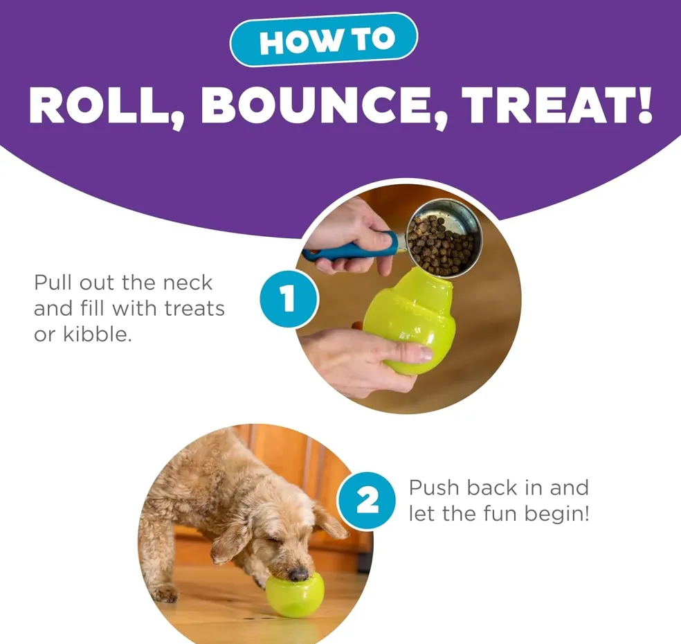 Planet Dog Orbee-Tuff Lil' Snoop Interactive Treat Dispensing Toy, Small