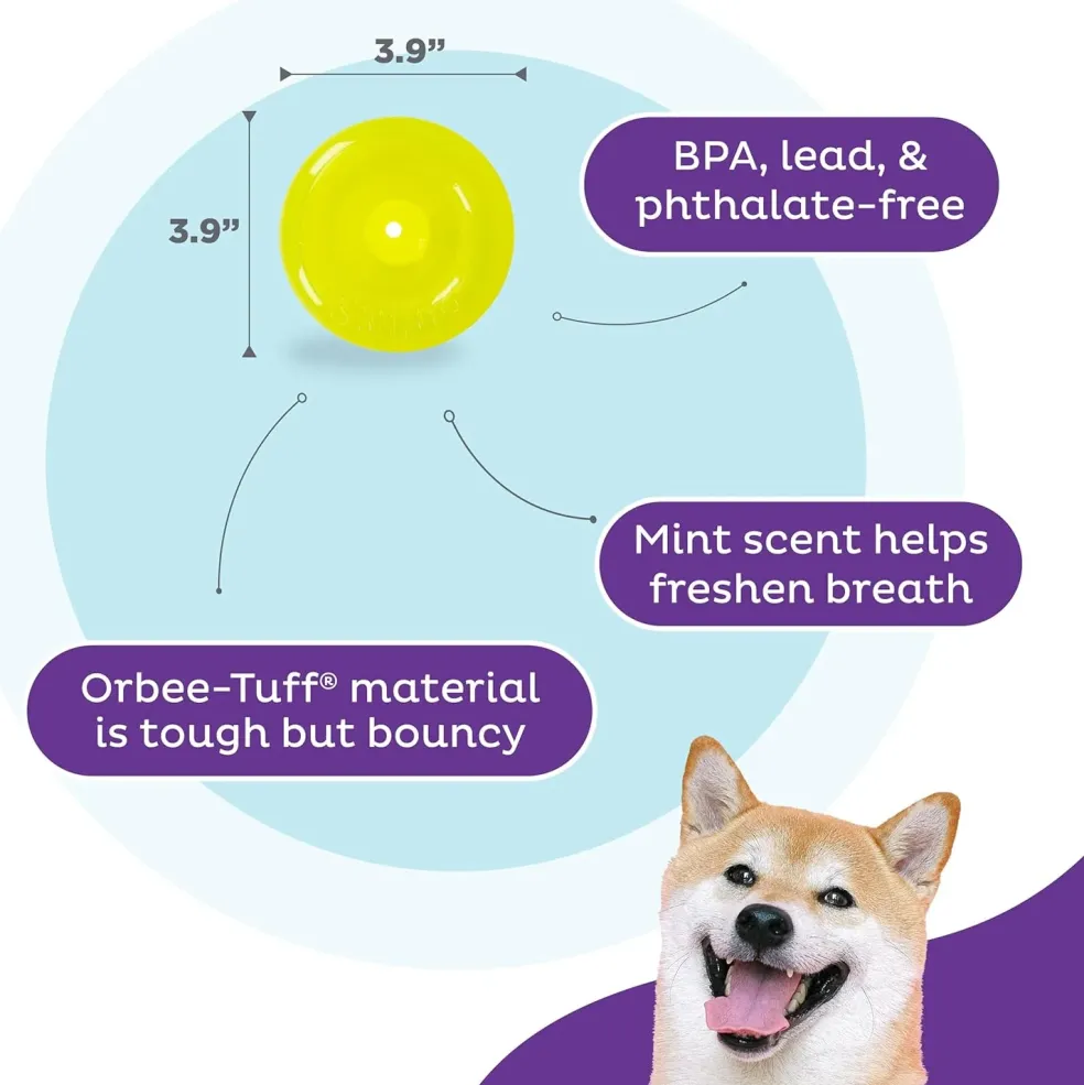 Planet Dog Orbee-Tuff Lil' Snoop Interactive Treat Dispensing Toy, Small