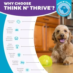 Planet Dog Orbee-Tuff Lil' Snoop Interactive Treat Dispensing Toy, Small