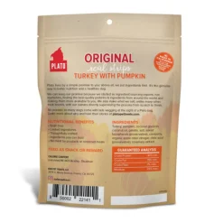 Plato Original Real Strips Turkey with Pumpkin Dog Treat Bars