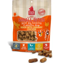 Plato Small Bites Grain-Free Chicken Treats for Dogs