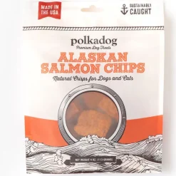Polkadog Alaskan Salmon Chips for Dogs & Cats, 3.5-oz