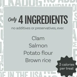 Polkadog Clam Chowda Crunchy Training Bits Treats for Dogs & Cats