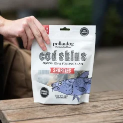 Polkadog Cod Skin Shorties Crunchy Sticks for Dogs & Cats, 2 lbs