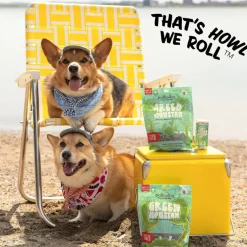 Polkadog Green Monstah Green Crab & Kelp Crunchy Training Bits for Dogs & Cats