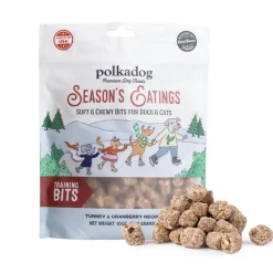 Polkadog Holiday Season's Eatings Turkey & Cranberry Soft & Chewy Training Dog Treats (12 oz)