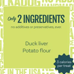 Polkadog Lucky Duck Crunchy Treats Bone Shaped for Dogs