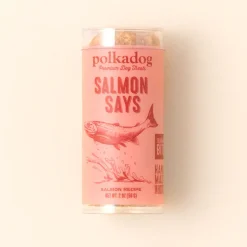 Polkadog Salmon Says Crunchy Training Bits Treats for Dogs & Cats
