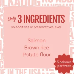 Polkadog Salmon Says Crunchy Treats Bone Shaped for Dogs & Cats