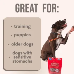 Polkadog Wonder Nuggets Sweet Potato & Beef Liver Soft & Chewy Bits for Dogs (10 oz)