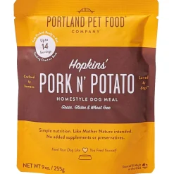 Portland Pet Food Company Hopkins' Pork N' Potato Homestyle Wet Dog Food Topper & Meal (9 oz x 8 pouches)