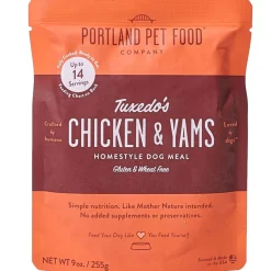 Portland Pet Food Company Tuxedo's Chicken & Yams Homestyle Wet Dog Food Topper (9 oz x 8 pouches)