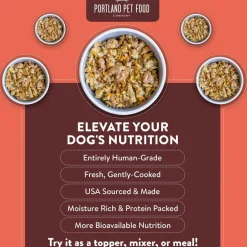 Portland Pet Food Company Tuxedo's Chicken & Yams Homestyle Wet Dog Food Topper (9 oz x 8 pouches)