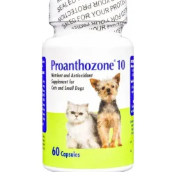 Proanthozone 10 Nutrient & Antioxidant Supplement for Cats & Small Dogs 60 capsules
