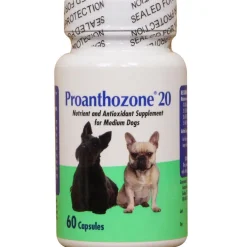 Proanthozone 20 Nutrient & Antioxidant Supplement for Medium Dogs 60 capsules