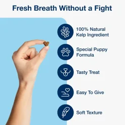 ProDen PlaqueOff Holistic Soft Bites Oral Care Puppy Formula, 6-oz