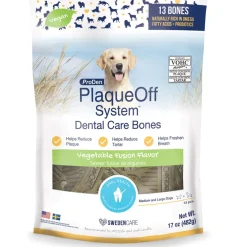 ProDen PlaqueOff System Dental Care Bone Dog Treats, 13 count