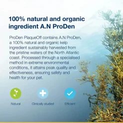 ProDen Plaqueoff System Holistic Oral Care Support Adult Dental Dog Treats, Sweet Potato & Peanut Butter, 6-oz