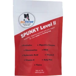ProThrive Spunky Level II Probiotics (Digestive Enzymes & Joint Support Supplement) for Dogs