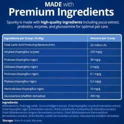 ProThrive Spunky Probiotics (Digestive Enzymes & Joint Support Supplement) for Dogs & Cats