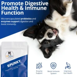 ProThrive Spunky Probiotics (Digestive Enzymes & Joint Support Supplement) for Dogs & Cats