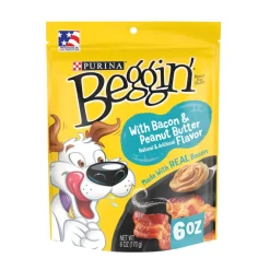Purina Beggin' Collisions Bacon & Peanut Butter Flavor Dog Treats