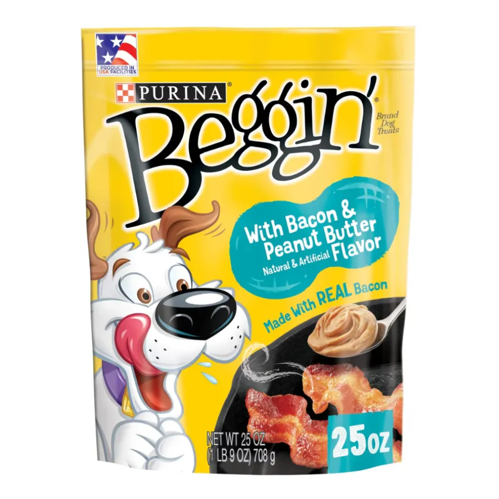 Purina Beggin' Collisions Bacon & Peanut Butter Flavor Dog Treats