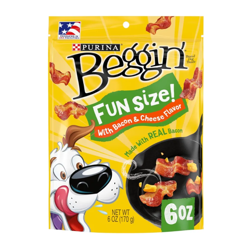 Purina Beggin' Little Bacon & Cheese Flavor Dog Treats (6 oz)