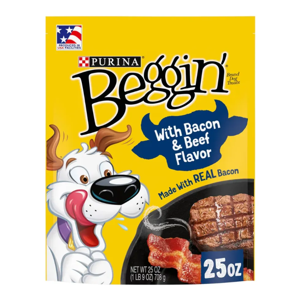 Purina Beggin' Strips Bacon & Beef Flavor Dog Treats