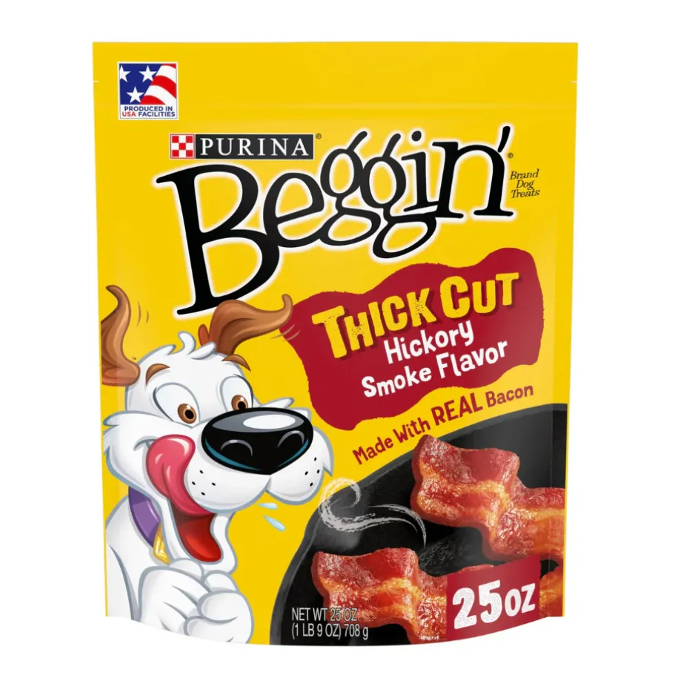 Purina Beggin' Thick Cut Hickory Smoke Flavor Dog Treats