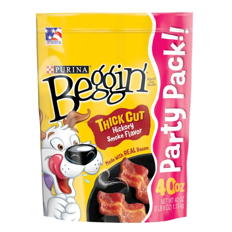 Purina Beggin' Thick Cut Hickory Smoke Flavor Dog Treats