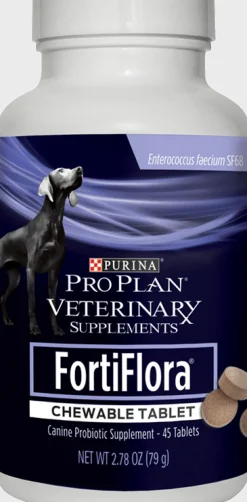 Purina Pro Plan FortiFlora Canine Probiotic Chewable Tablets for Dogs