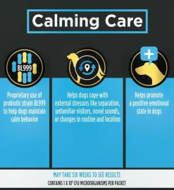Purina Pro Plan Veterinary Supplements Calming Care Probiotic Powder Supplement for Dogs