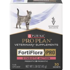 Purina Pro Plan Veterinary Supplements FortiFlora PRO Synbiotic Action Powder Supplement for Cats