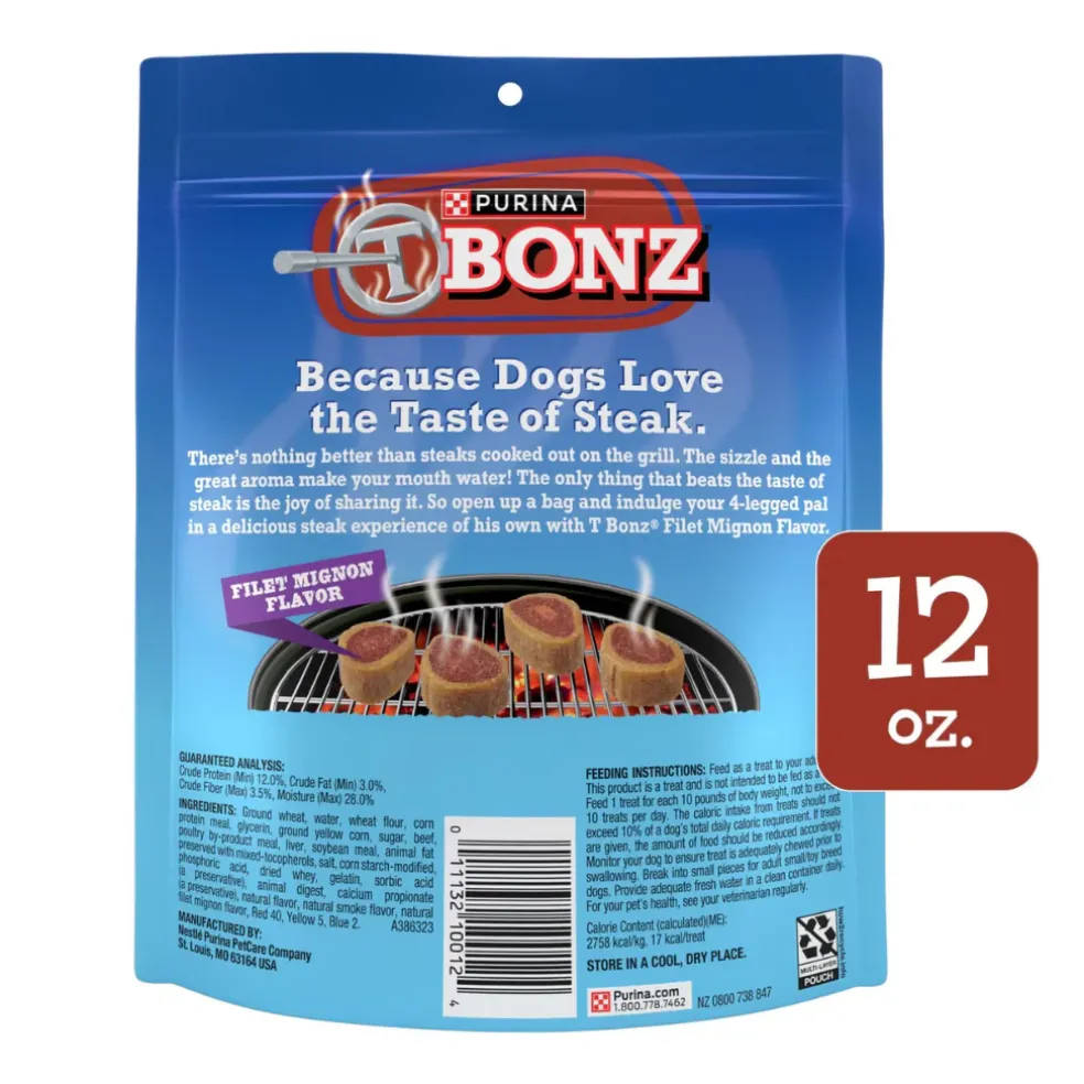 Purina TBONZ Filet Mignon Flavor Soft & Chewy Dog Treats