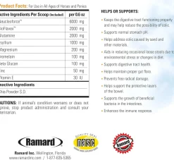 Ramard Total Gut Health Supplement For Horses (1.12 lb, 30 day supply)