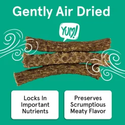 Real Meat Air Dried Turkey Neckers Dog Treats (6 oz)