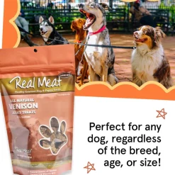 Real Meat All Natural Venison Jerky Treats for Dogs