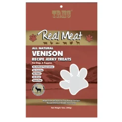 Real Meat All Natural Venison Jerky Treats for Dogs