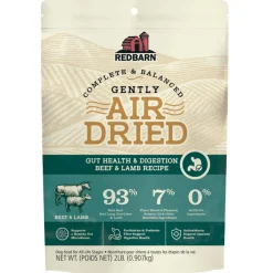Redbarn Air Dried Gut Support Beef & Lamb Recipe Dry Food For Dogs (2 lb)