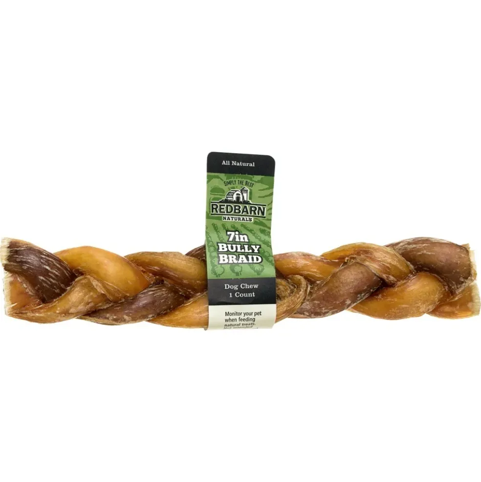 Redbarn Braided Bully Stick Dog Treats