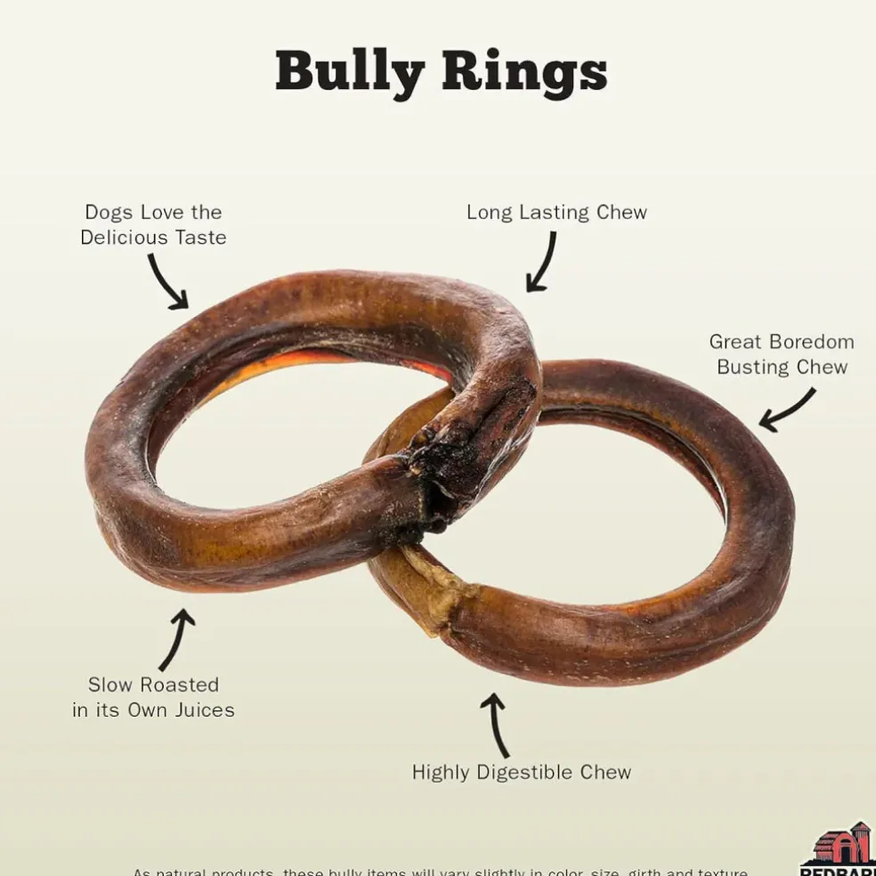 Redbarn Bully Rings Dog Chew (3 pack)