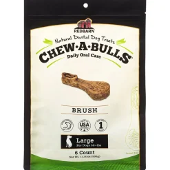 Redbarn Chew-A-Bulls Brush Shaped Dental Chews for Dogs