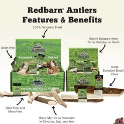 Redbarn Half Elk Antler Dog Chew