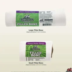 Redbarn Peanut Butter Filled Bone Dog Chew