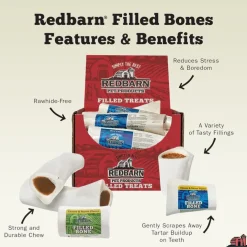 Redbarn Peanut Butter Filled Bone Dog Chew