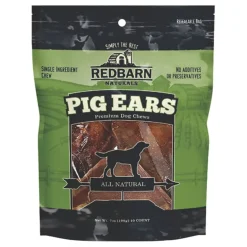 Red Barn Pig Ears Premium Dog Chews, 10-pack