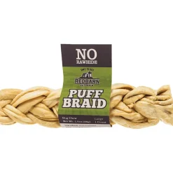 Red Barn Puff Braid Dog Chews, Large