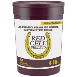 Red Cell Pellets Vitamin-Iron-Mineral Supplement for Horses (4 lb)