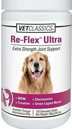 Re-Flex Ultra Strength Joint Support For Dogs (120 Chew Tabs)